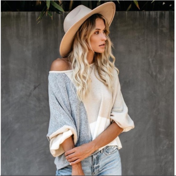 Vici Sweaters - Vici Colorblock Sweater